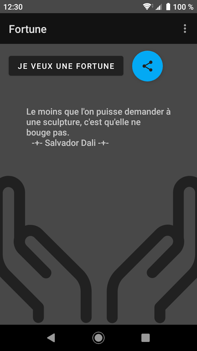 Fortune application Screenshot2